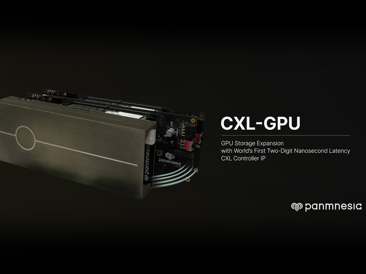 CXL-GPU: Panmnesia Breaks The Limitation of GPU Memory Capacity with World's First Two-Digit nanosecond Latency CXL Controller