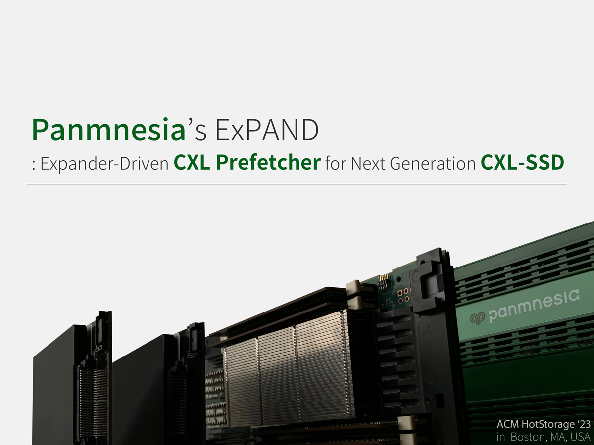Panmnesia's CXL Prefetcher for Next Generation CXL-SSD